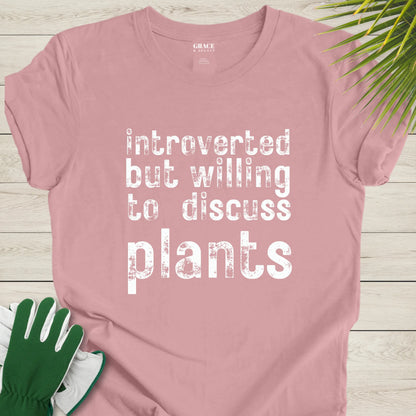 Introvert plant enthusiast shirt
