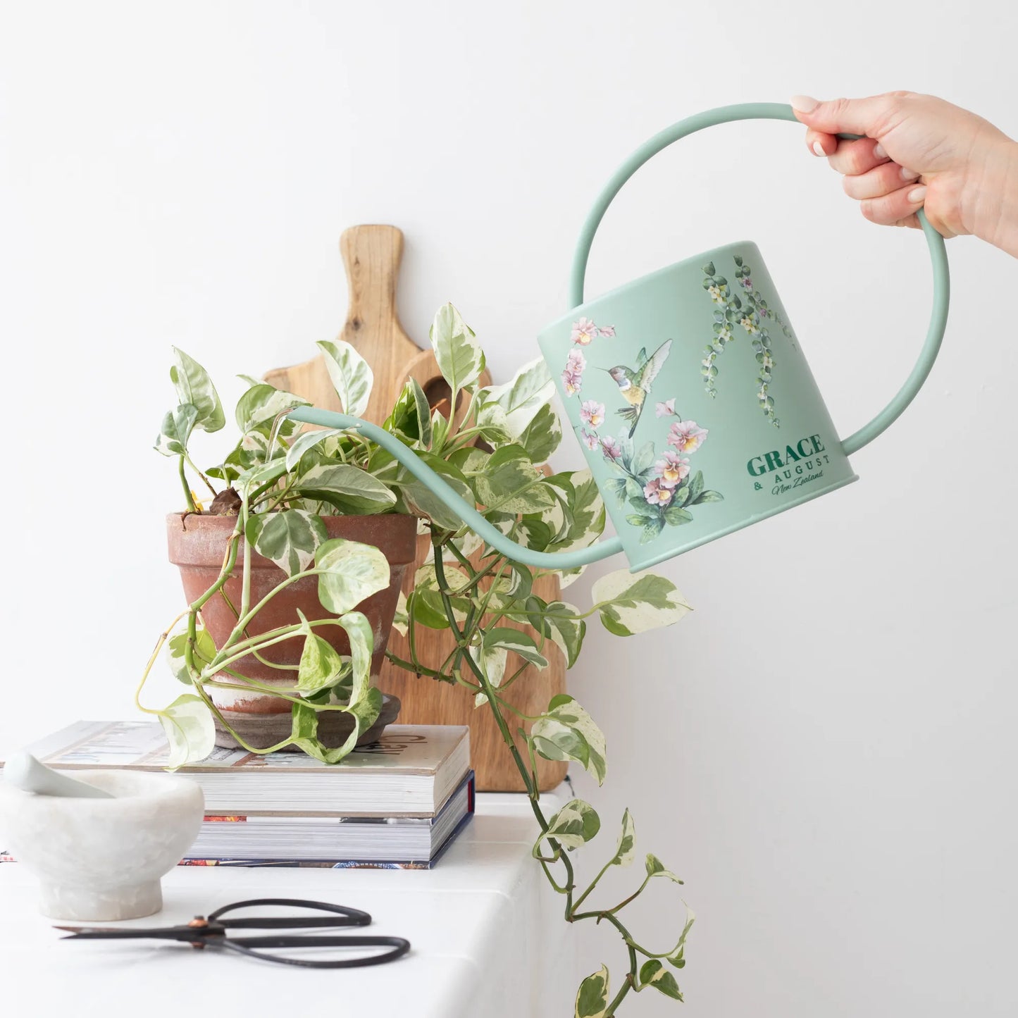 large indoor watering can