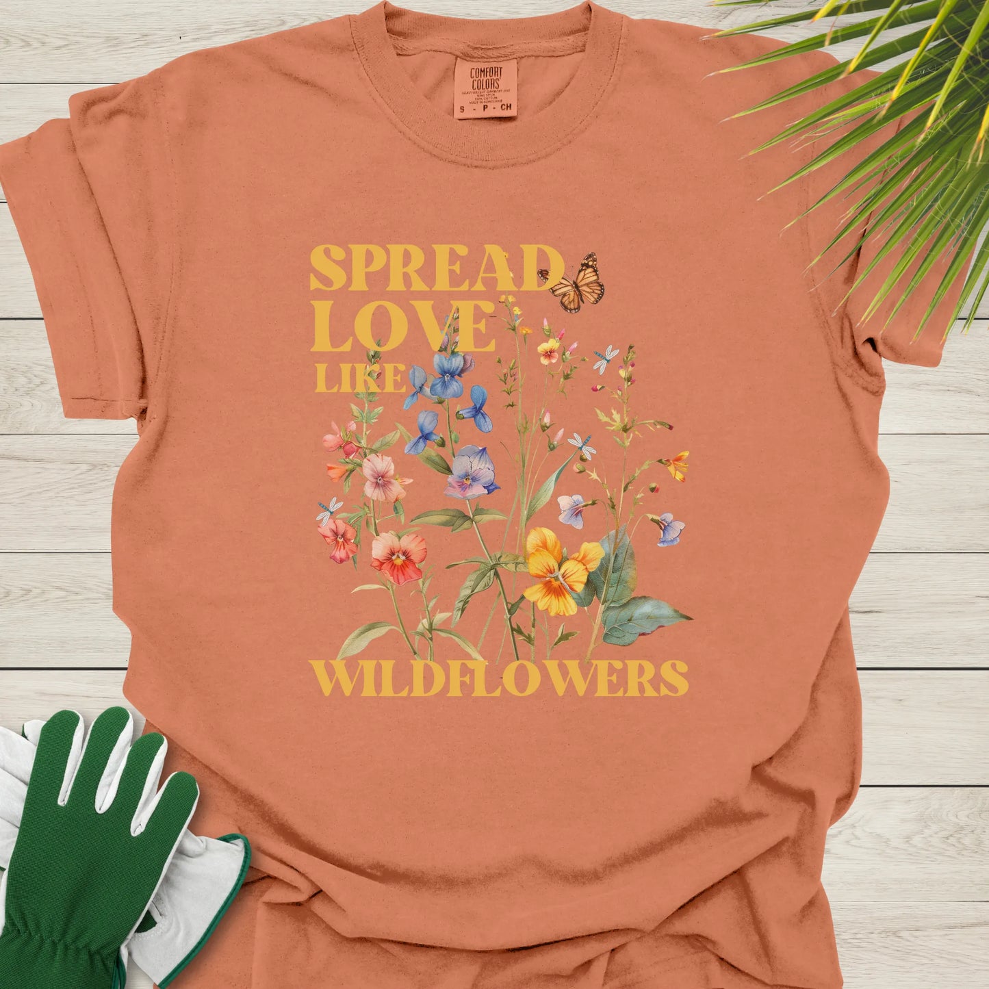 Spread love wildflowers t-shirt
