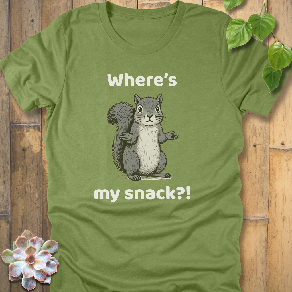 Where's my snack T-shirt