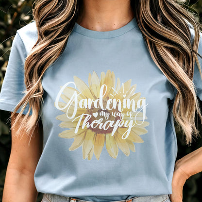 gardening therapy shirt