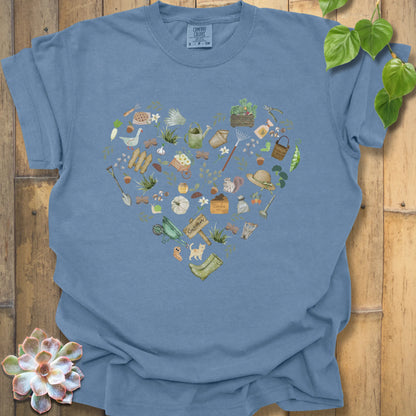 Floral Heart Tee
