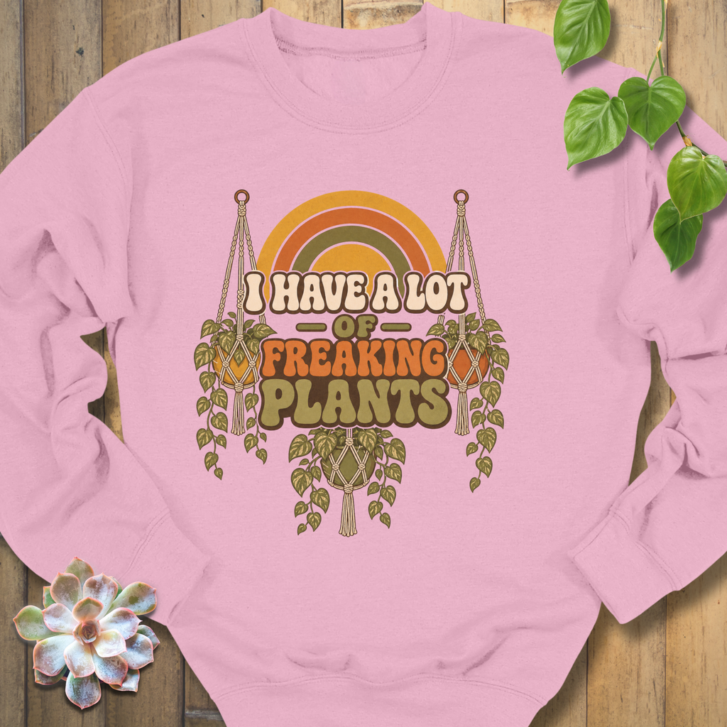 Retro Freaking Plants Sweatshirt