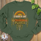 Retro Freaking Plants Sweatshirt