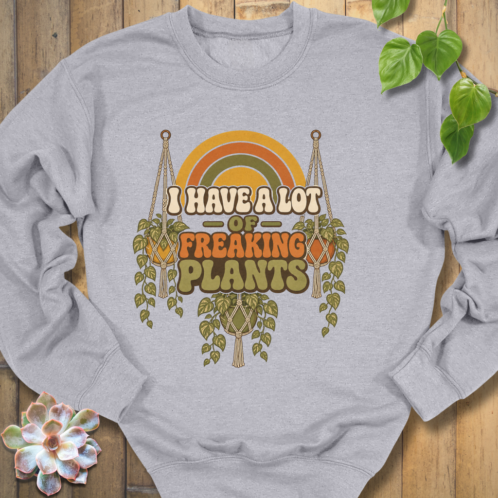 Retro Freaking Plants Sweatshirt