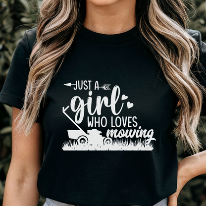 Funny Lawn Care T-Shirt for Girls