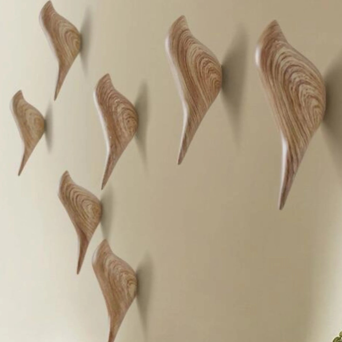 wooden wall birds