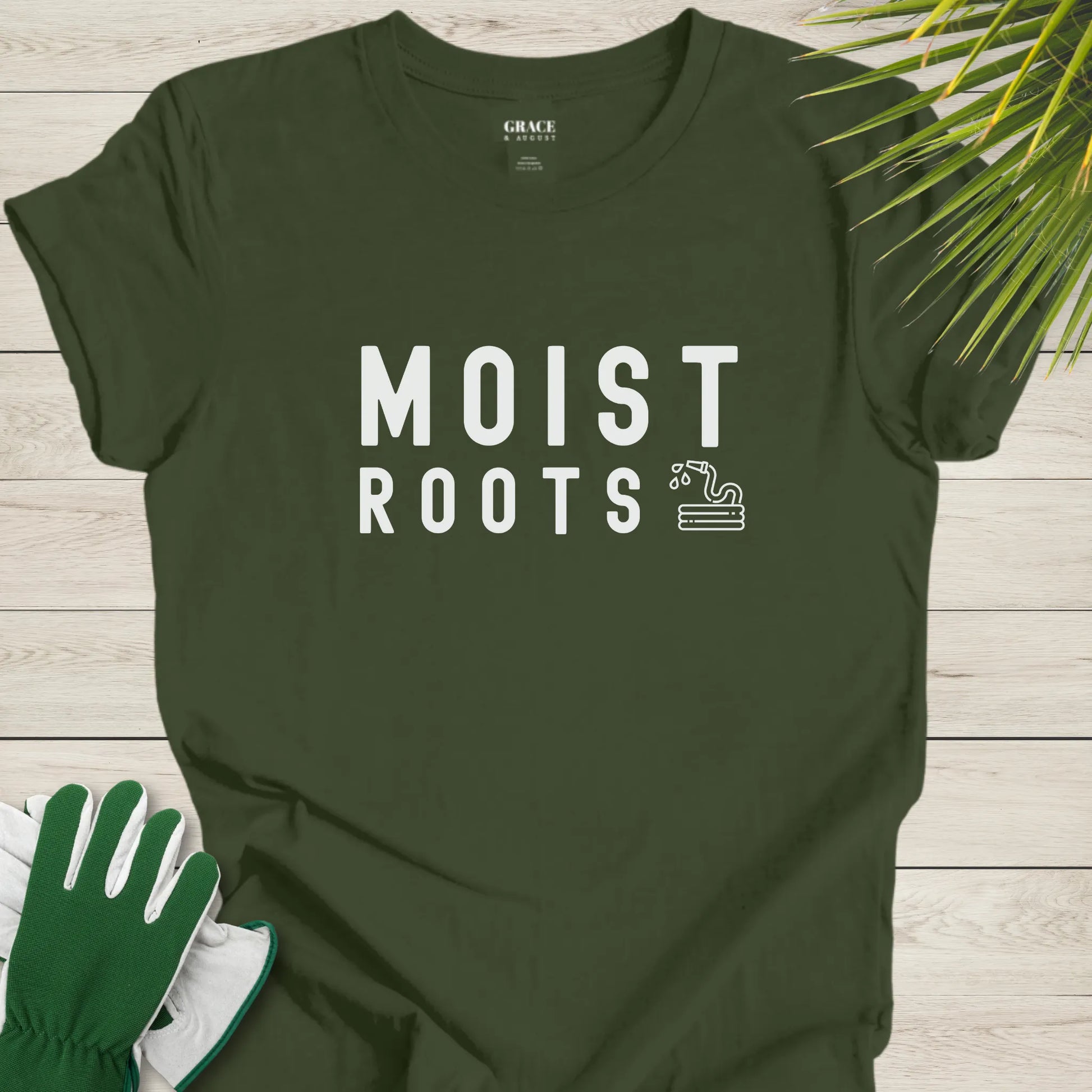 Moist roots t-shirt
