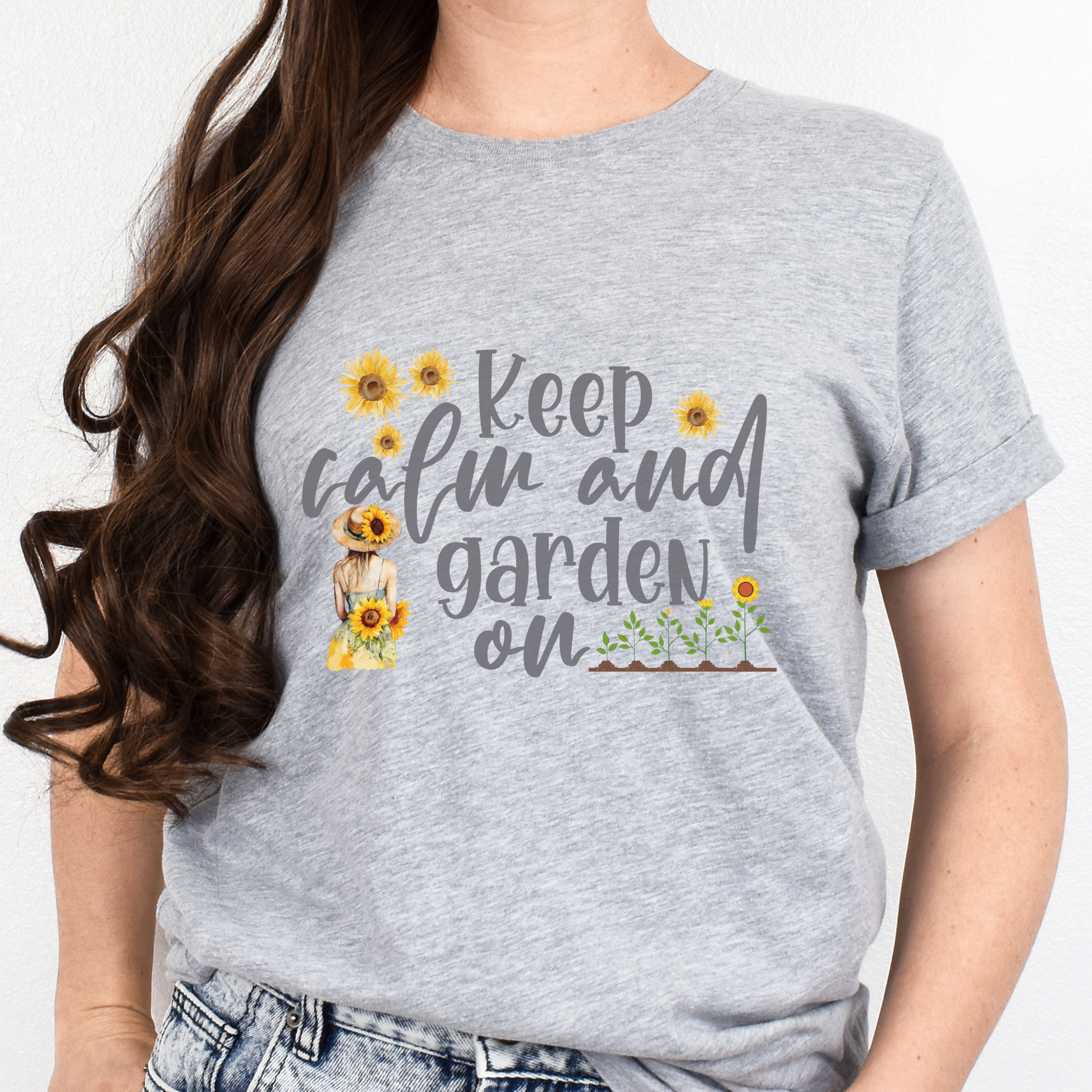 Gardening slogan apparel
