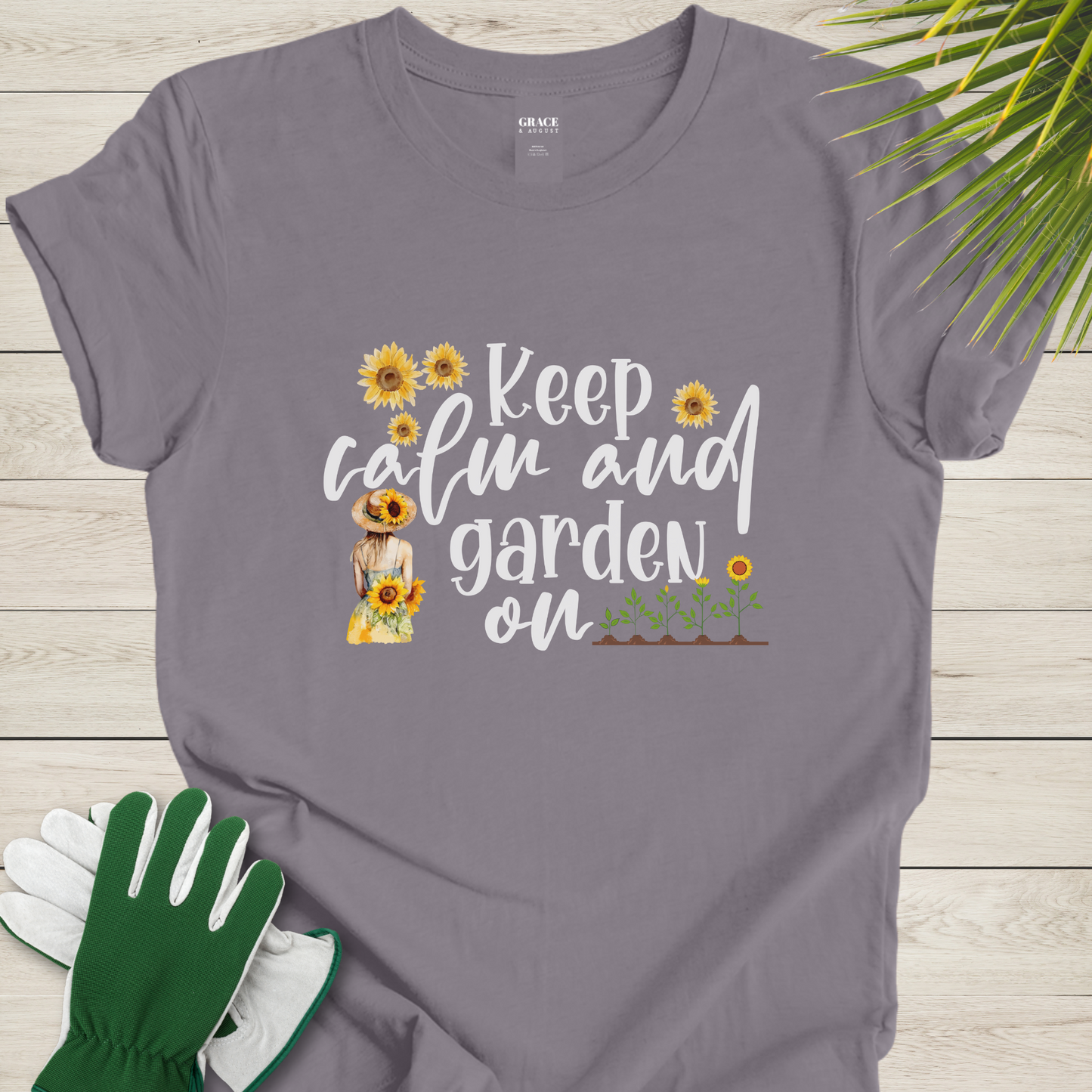 Positive garden quotes shirt
