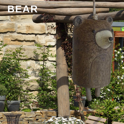 Wind Chimes Rustic Animal | Charming Small Animal Wind Chimes for Doors, Windows, and Garden