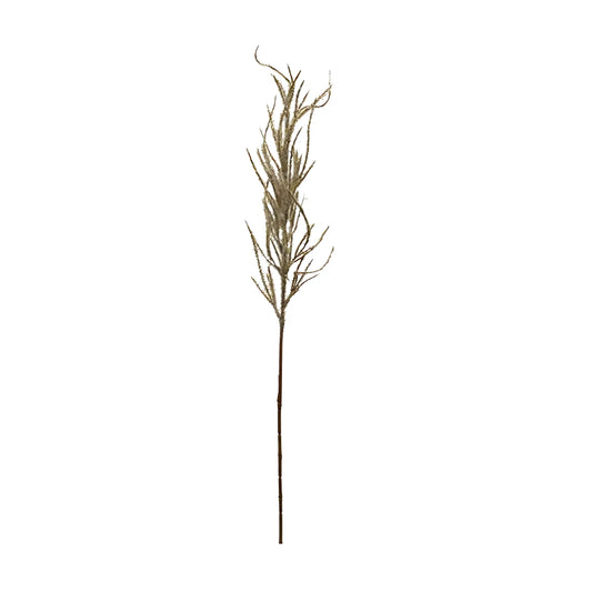 Flocked Pampas Grass