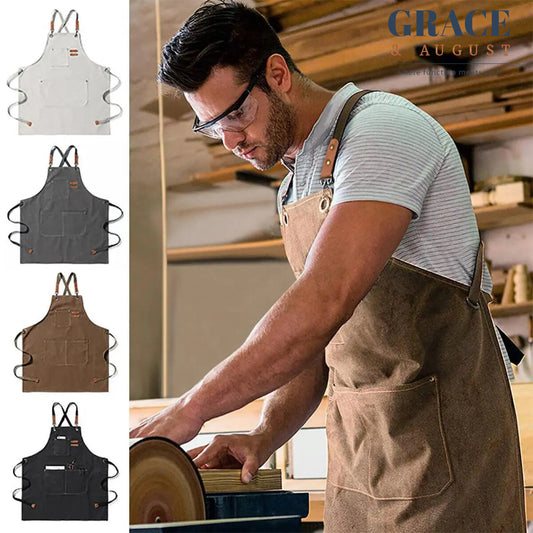 Premium Canvas Bib Apron