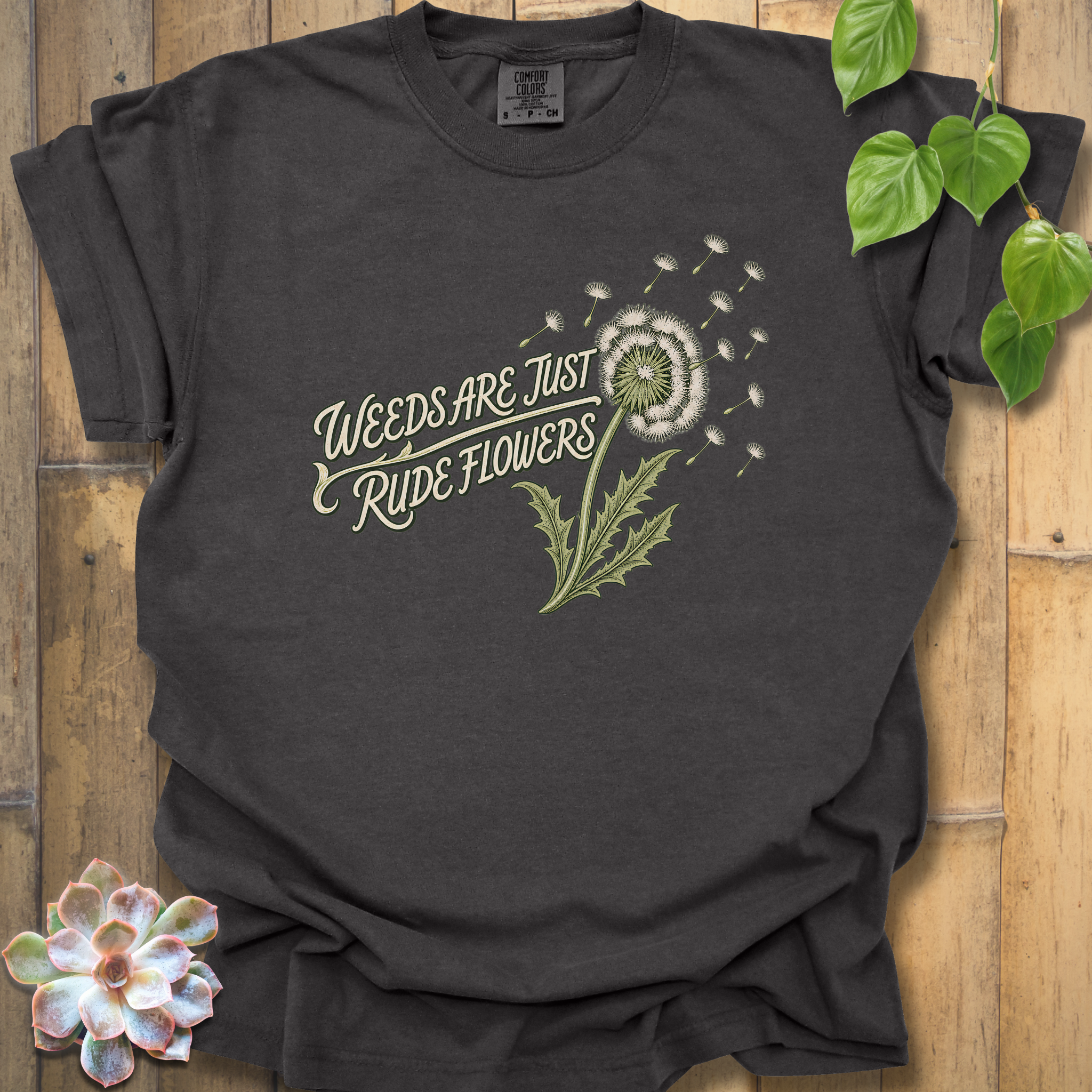 Rude Flowers T-Shirt