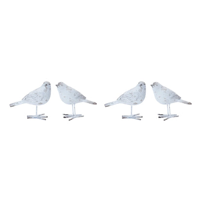Rustic polyresin bird statue