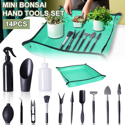 Houseplant Tools for Succulents, Bonsai and Small Houseplants, 8-14 Pieces