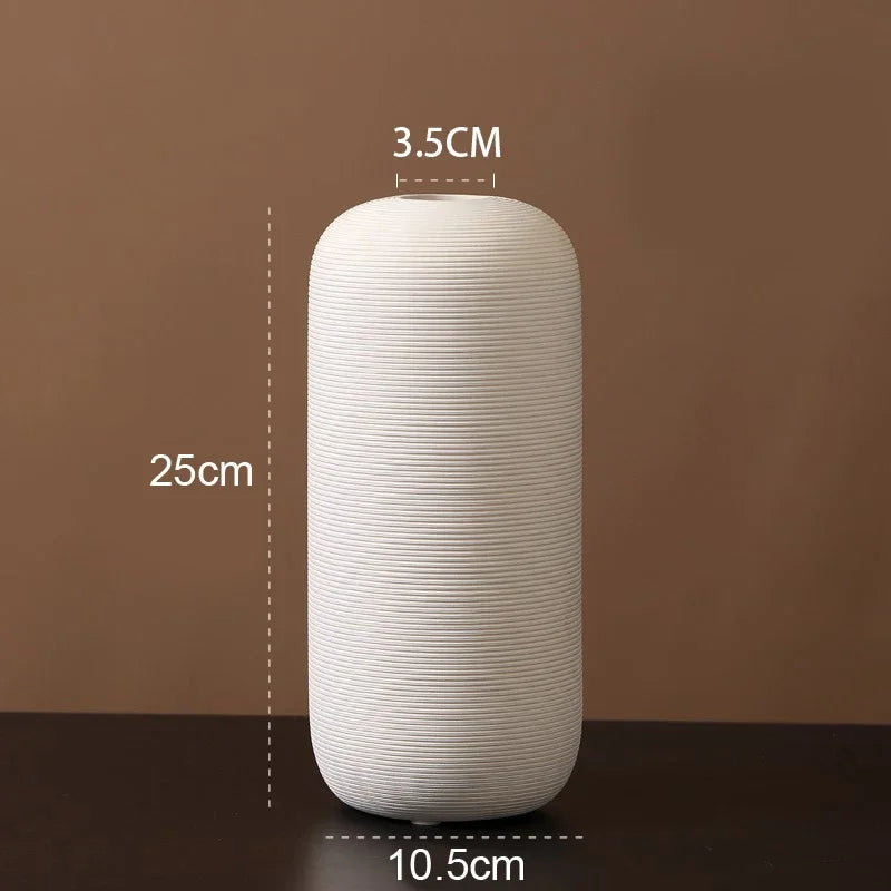 unique white vase