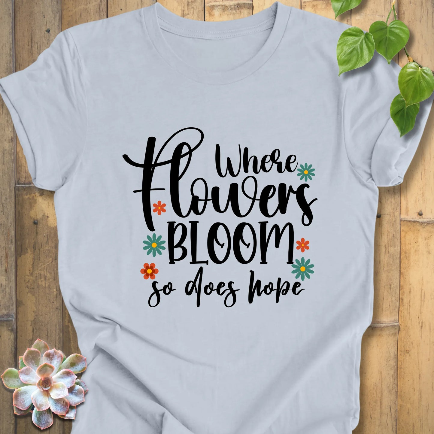 Floral Quote Tee