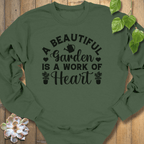 Military Green / S A Beautiful Garden Sweatshirt Sweatshirt