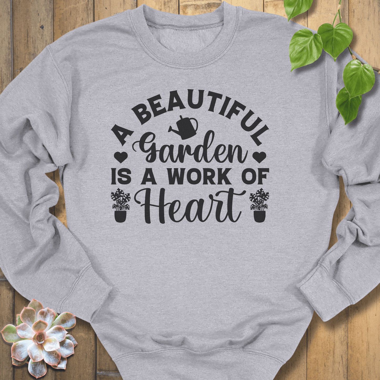 Sport Grey / S A Beautiful Garden Sweatshirt Sweatshirt