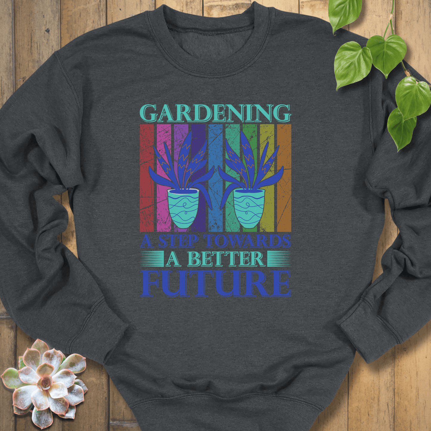 Dark Heather / S A Better Future Sweatshirt Sweatshirt