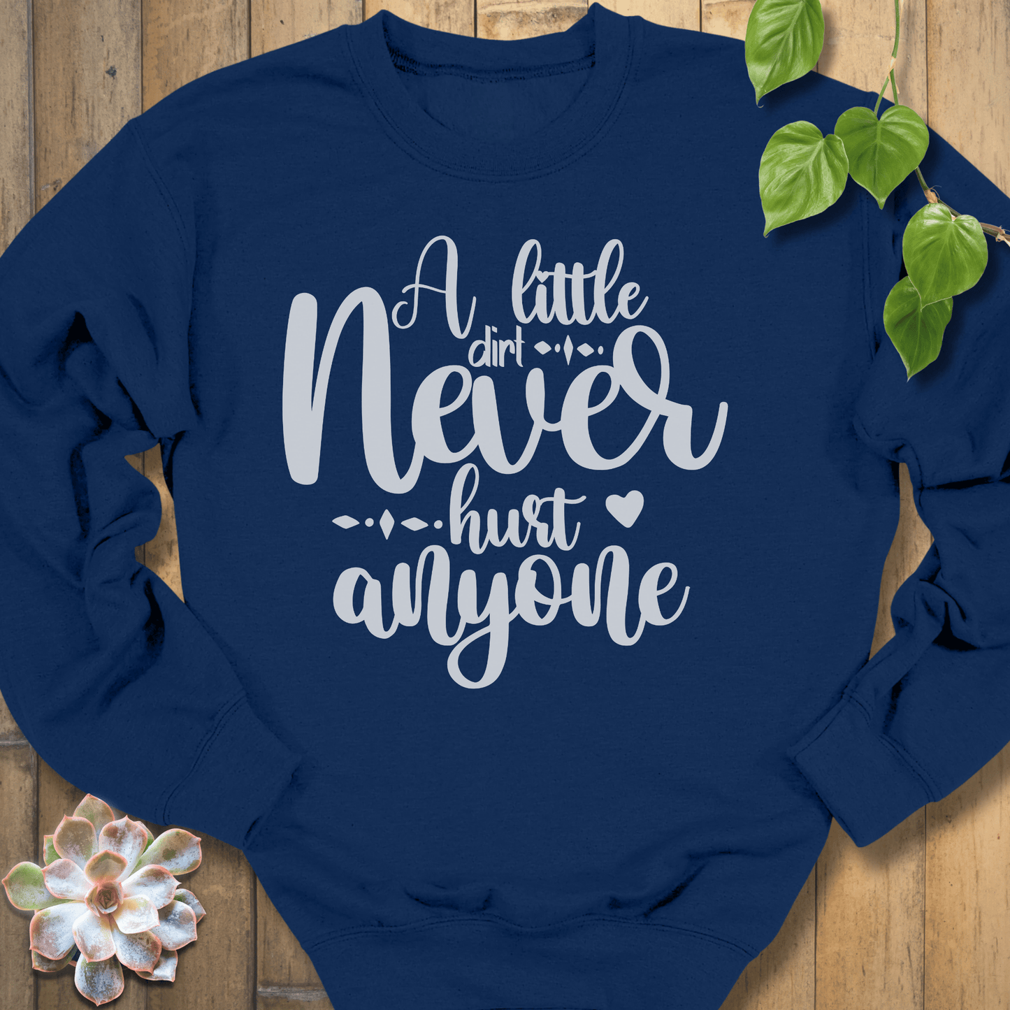 Navy / S A Little Dirt Sweatshirt Sweatshirt