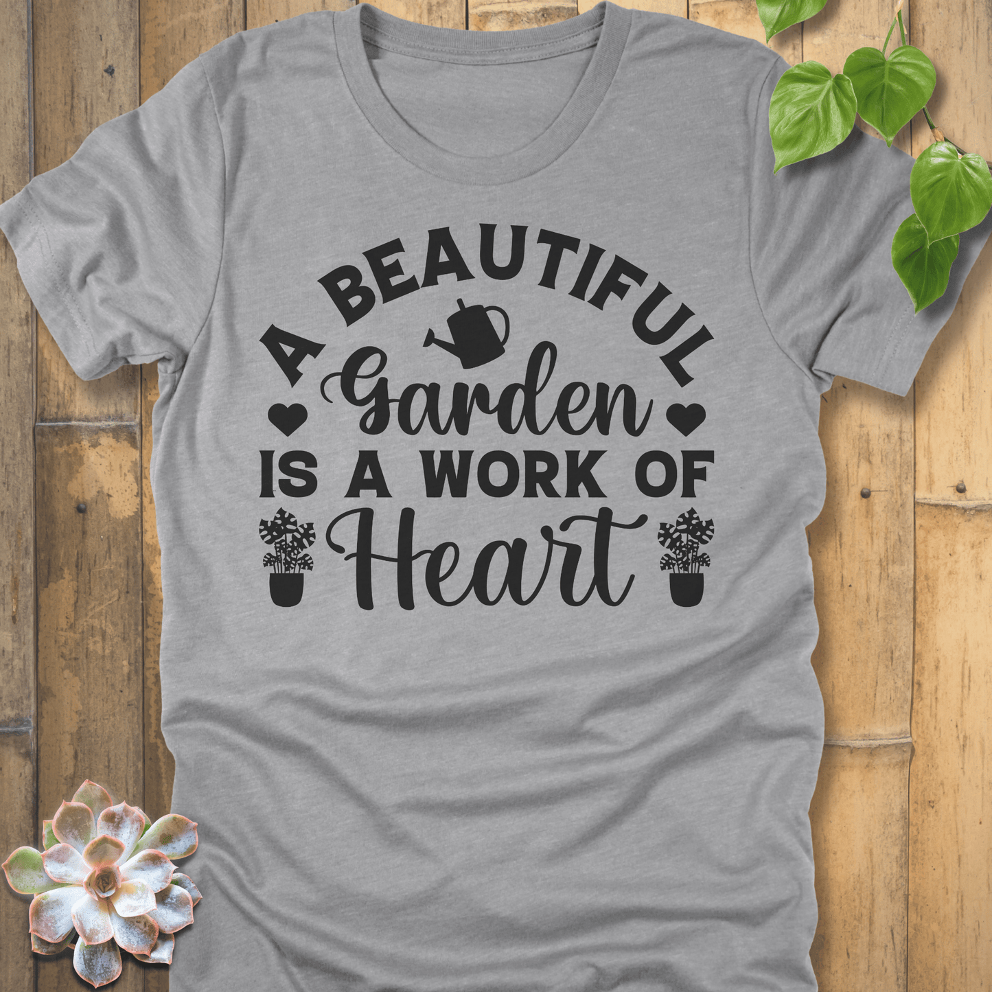 Athletic Heather / S A Work Of Heart T-Shirt T-Shirt