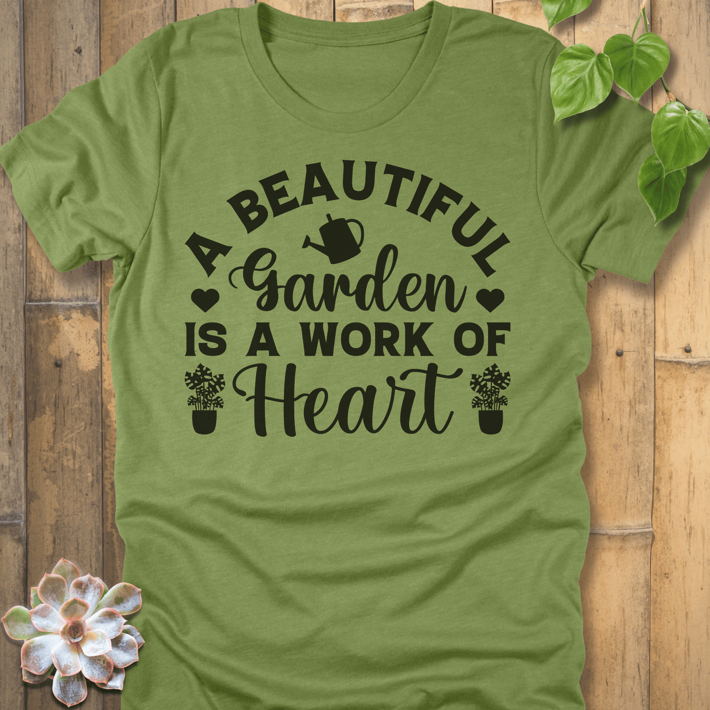 Heather Green / S A Work Of Heart T-Shirt T-Shirt
