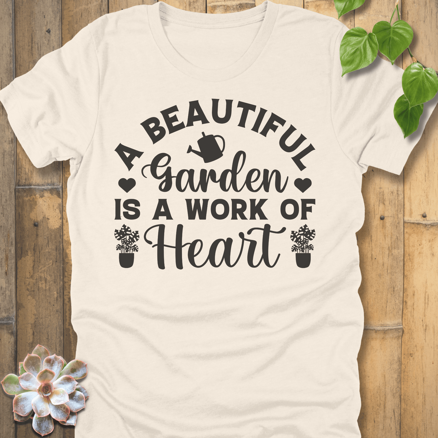 Natural / S A Work Of Heart T-Shirt T-Shirt