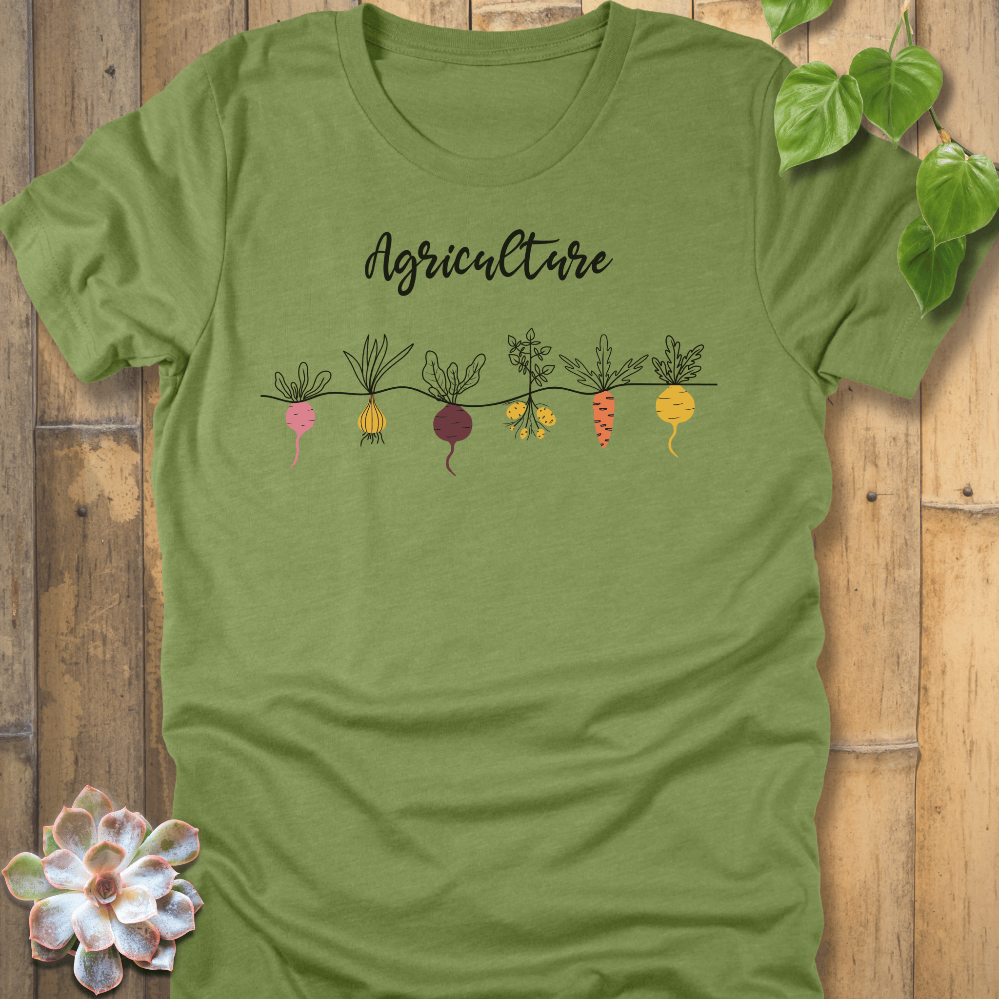 Heather Green / S Agriculture T-Shirt T-Shirt