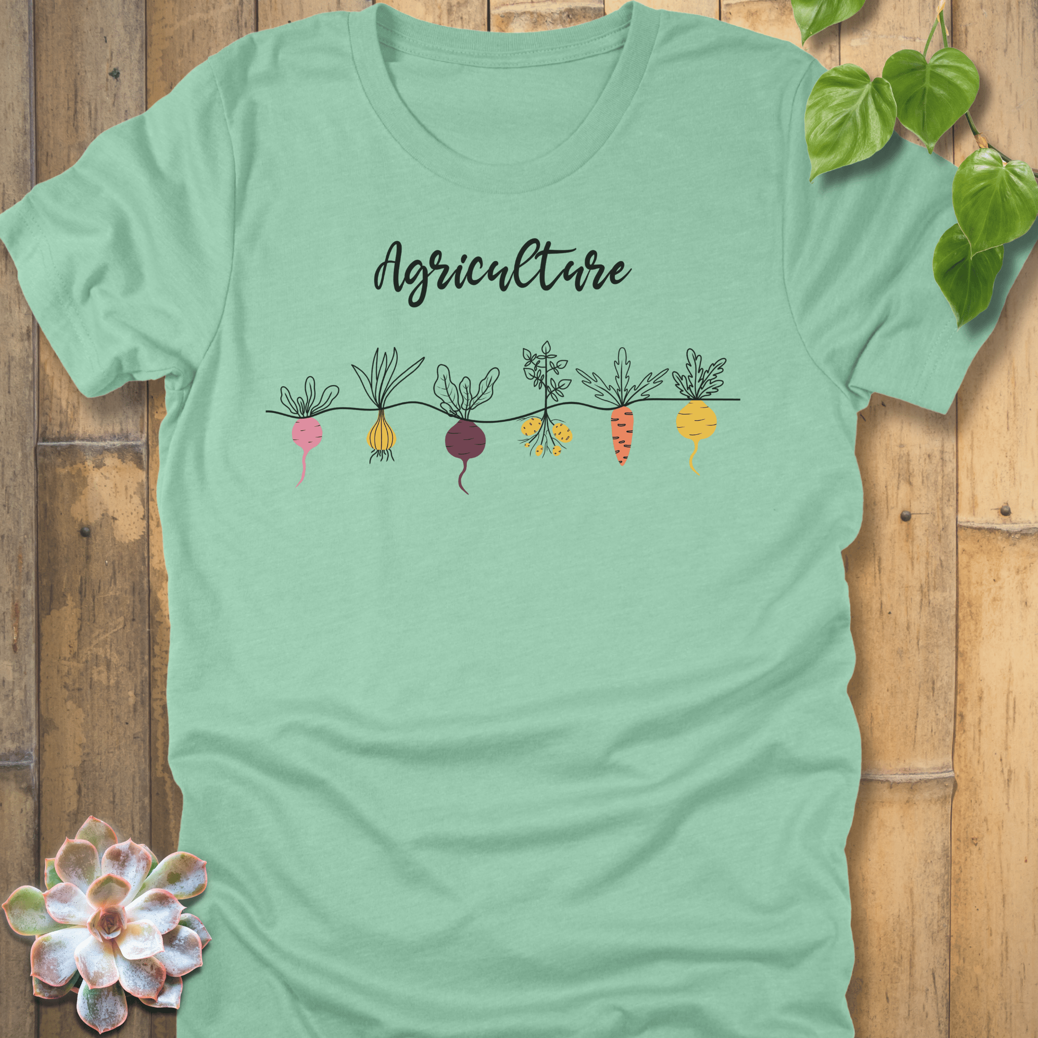 Heather Mint / S Agriculture T-Shirt T-Shirt