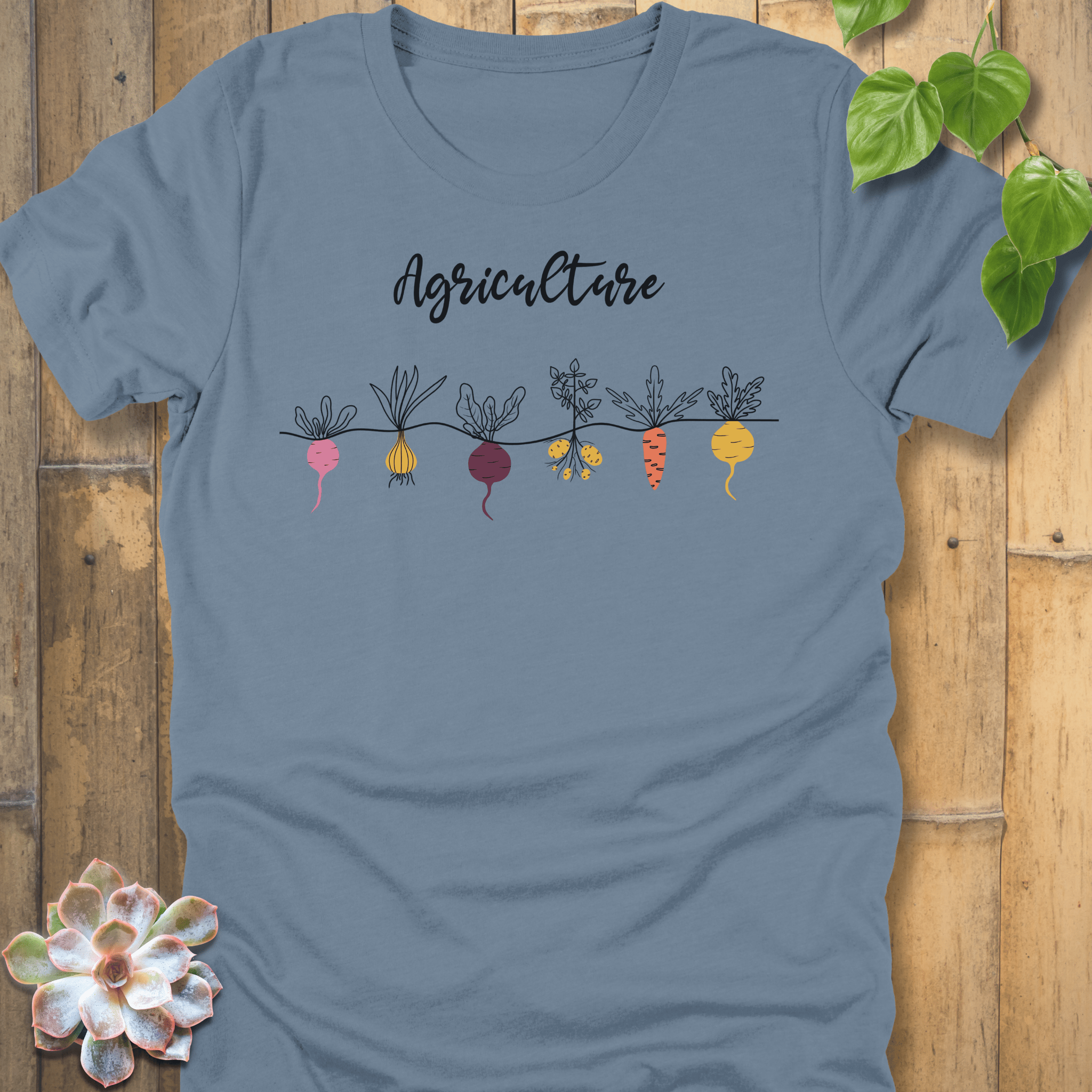 Steel Blue / S Agriculture T-Shirt T-Shirt