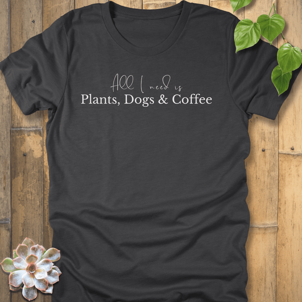 Dark Grey Heather / S All I need  T-Shirt T-Shirt