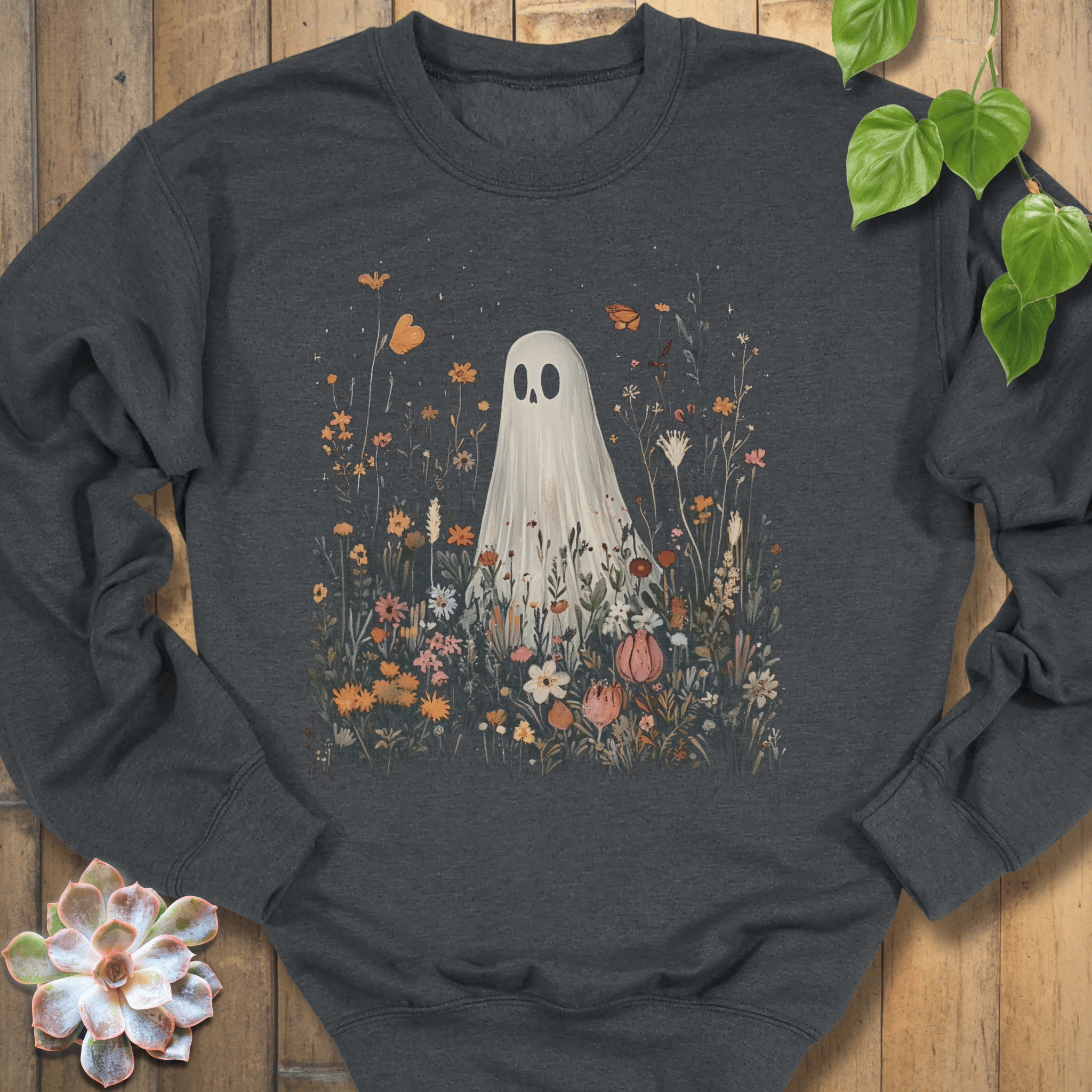 Dark Heather / S Among The Wildflowers Sweatshirt Sweatshirt
