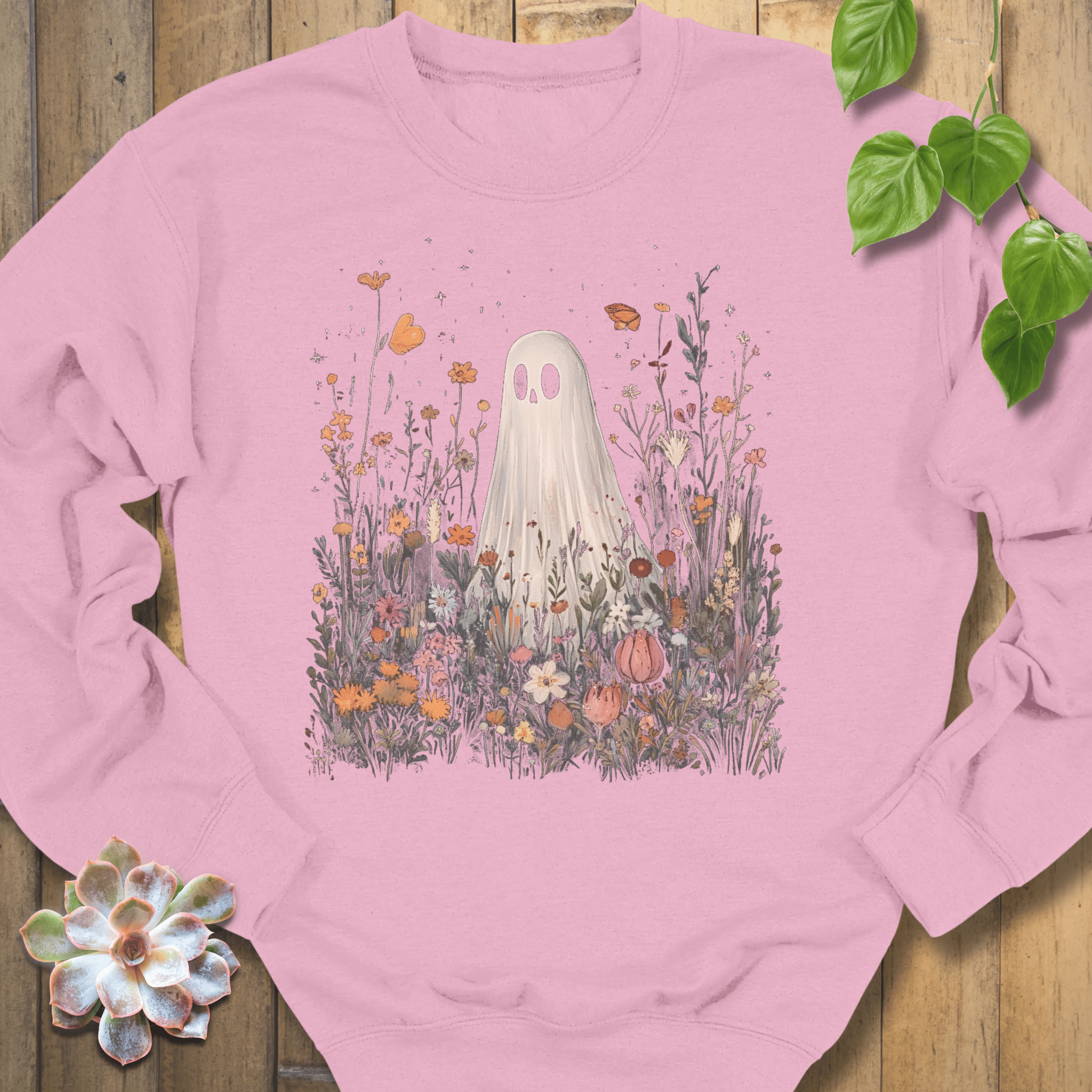 Light Pink / S Among The Wildflowers Sweatshirt Sweatshirt