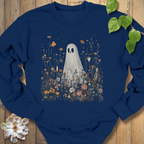 Navy / S Among The Wildflowers Sweatshirt Sweatshirt