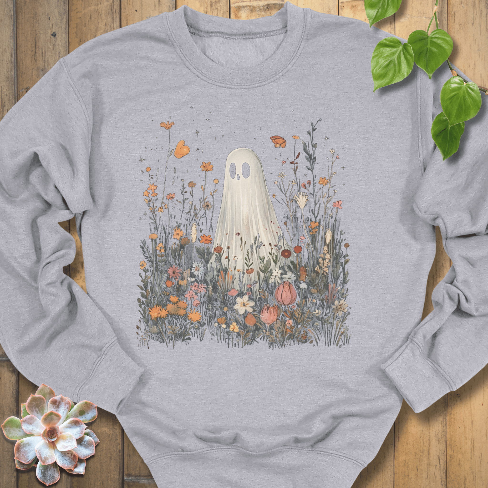 Sport Grey / S Among The Wildflowers Sweatshirt Sweatshirt