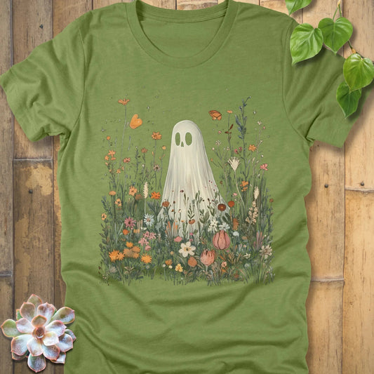 Heather Green / S Among the Wildflowers T-Shirt T-Shirt