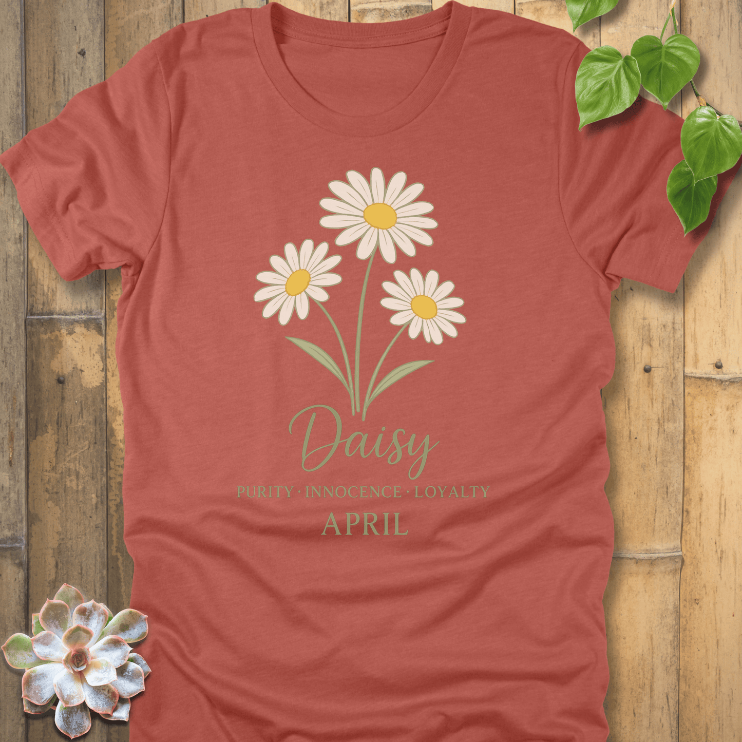 Heather Clay / S April Daisy T-shirt T-Shirt