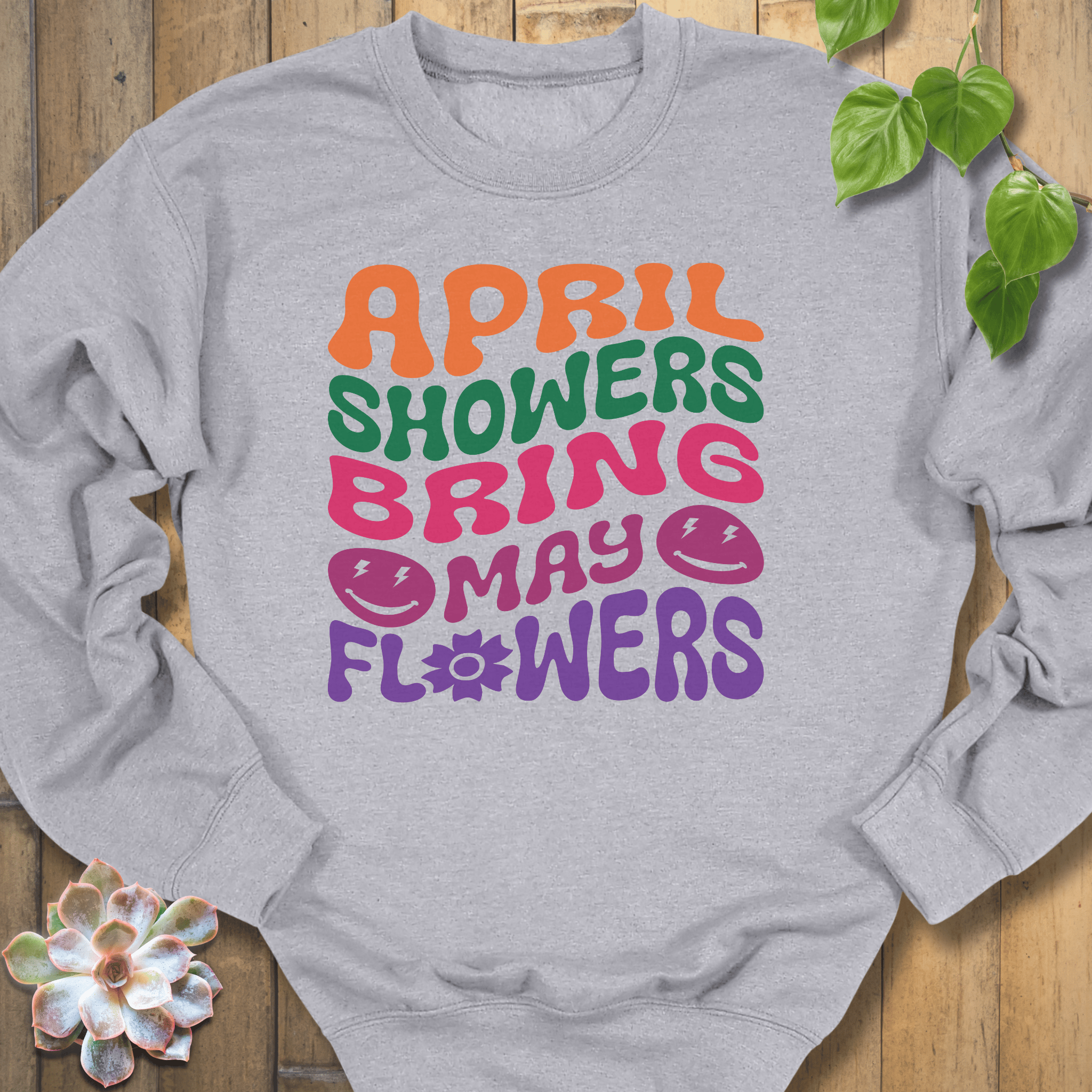 Sport Grey / S April Showers Sweatshirt Sweatshirt