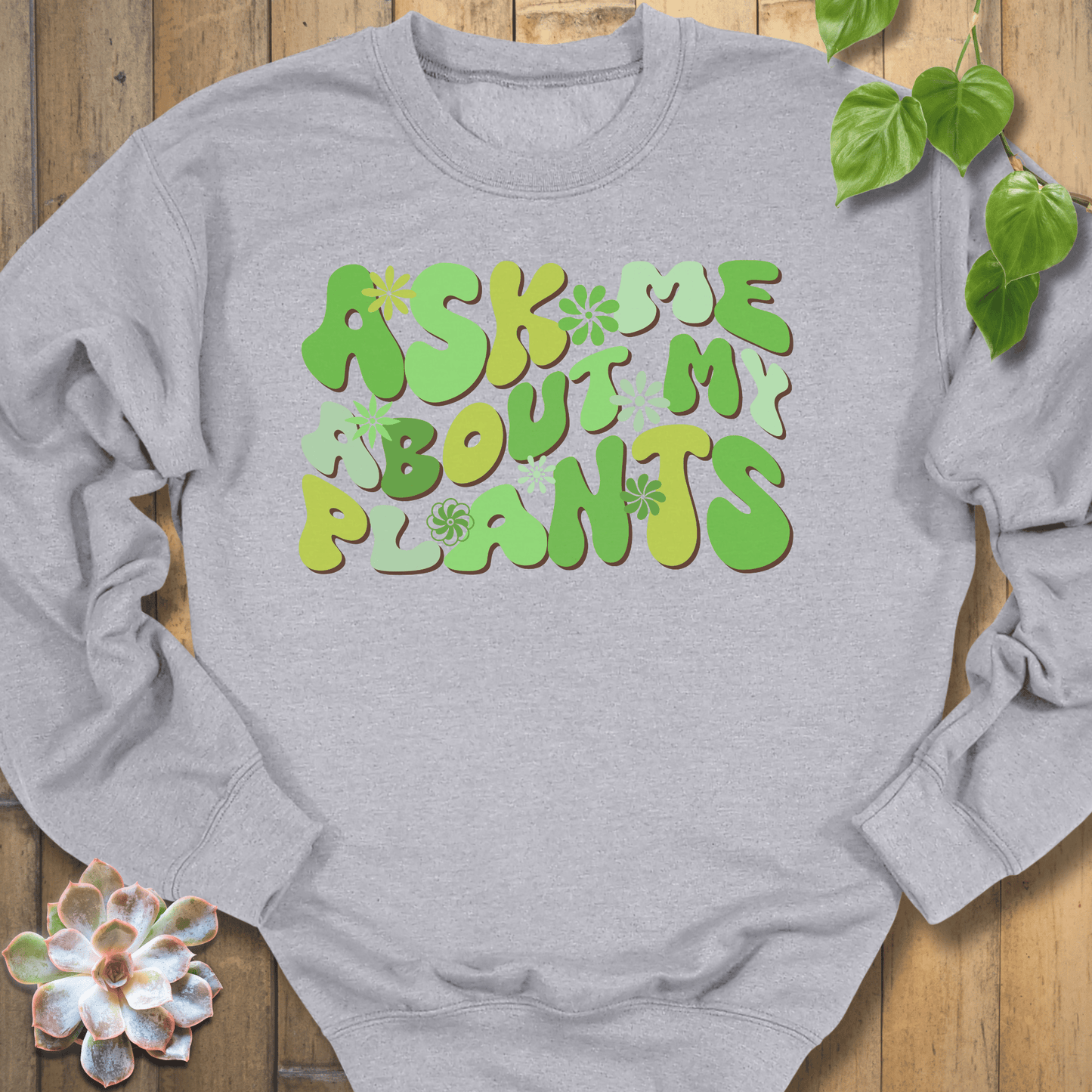 Sport Grey / S Ask Me Sweatshirt Sweatshirt