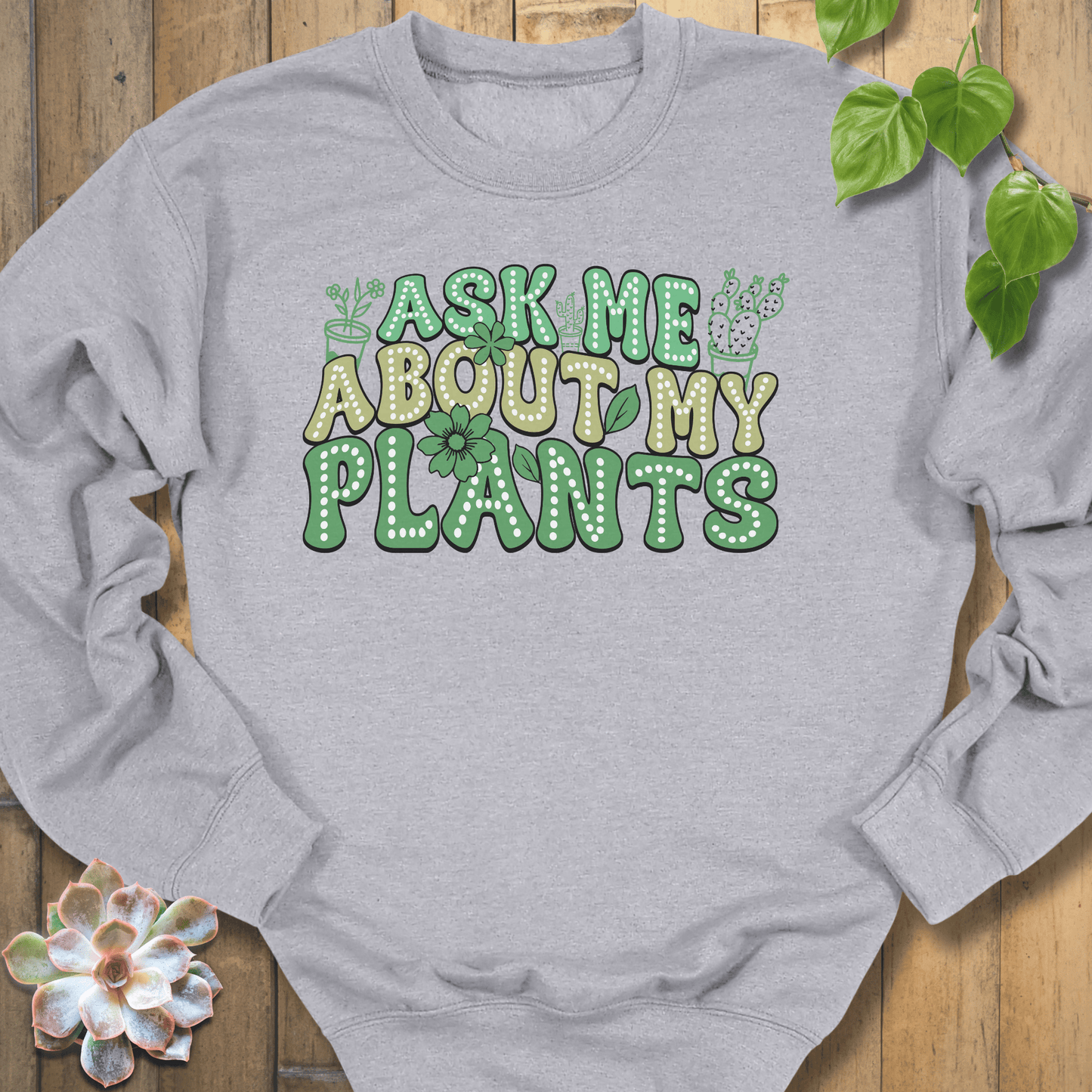 Sport Grey / S Ask Me Sweatshirt Sweatshirt