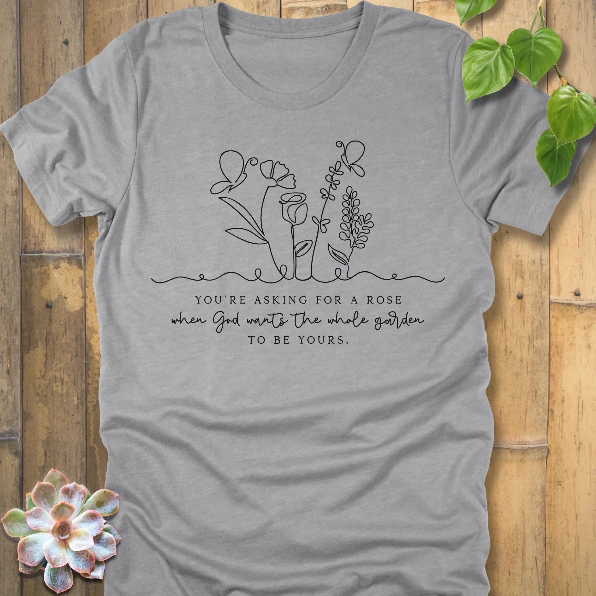 Athletic Grey / S Asking For A Rose - T-Shirt T-Shirt