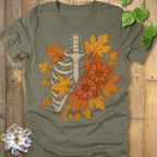 Heather Olive / S Autumn Bones T-Shirt T-Shirt