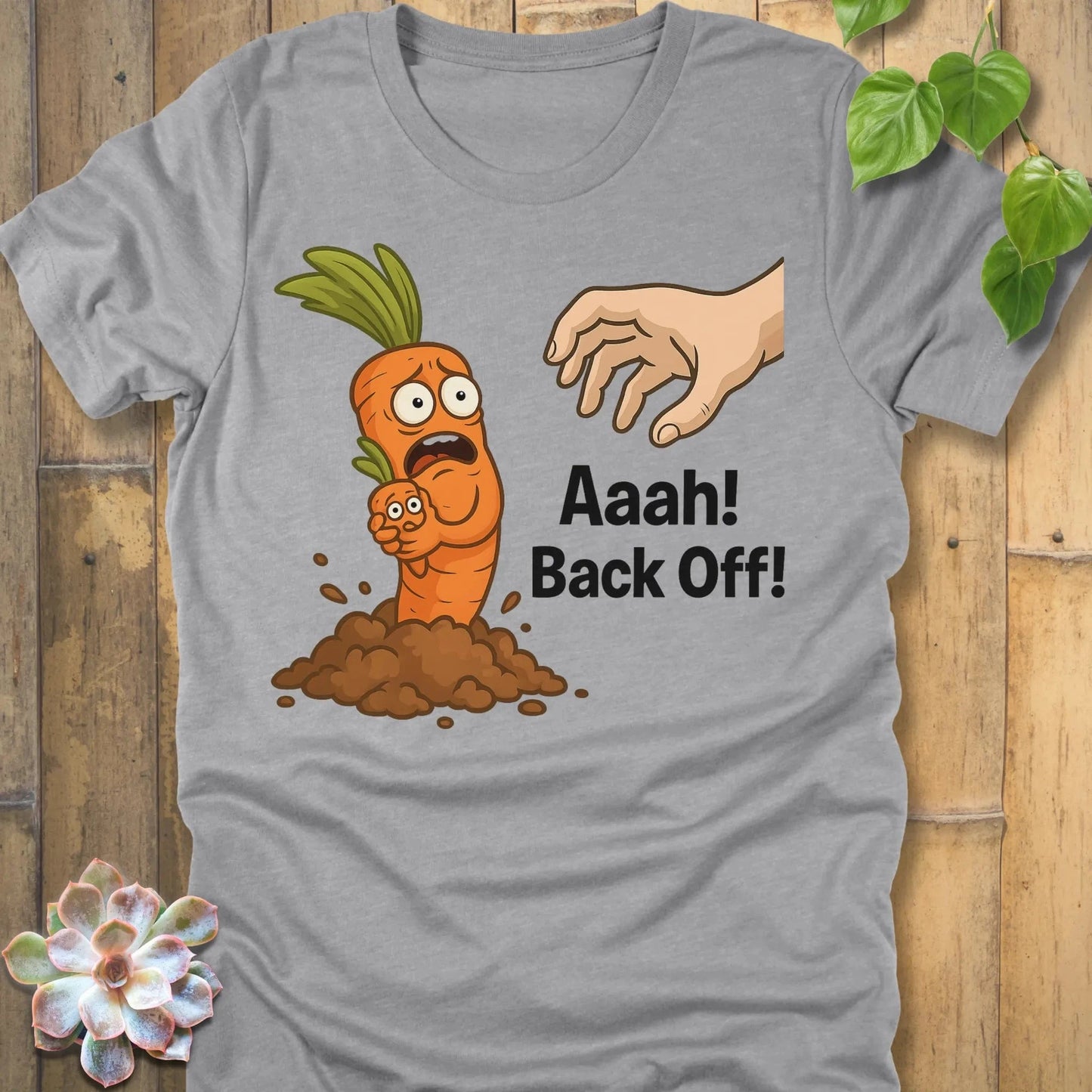 Athletic Heather / S Back Off! T-Shirt T-Shirt