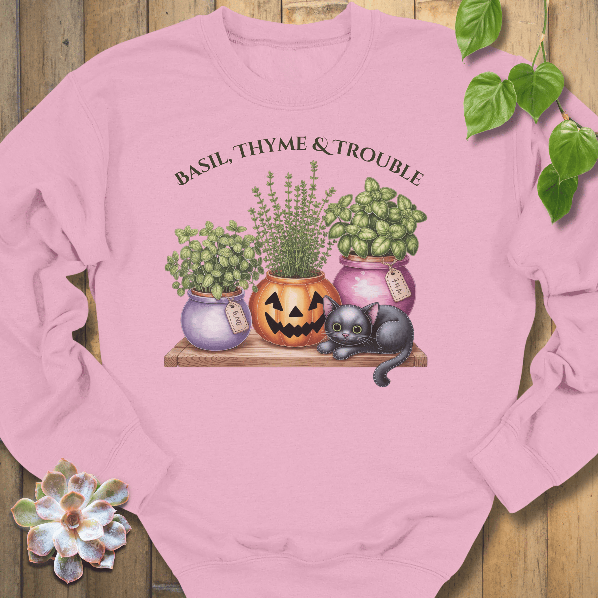 Light Pink / S Basil, Thyme & Trouble Sweatshirt Sweatshirt