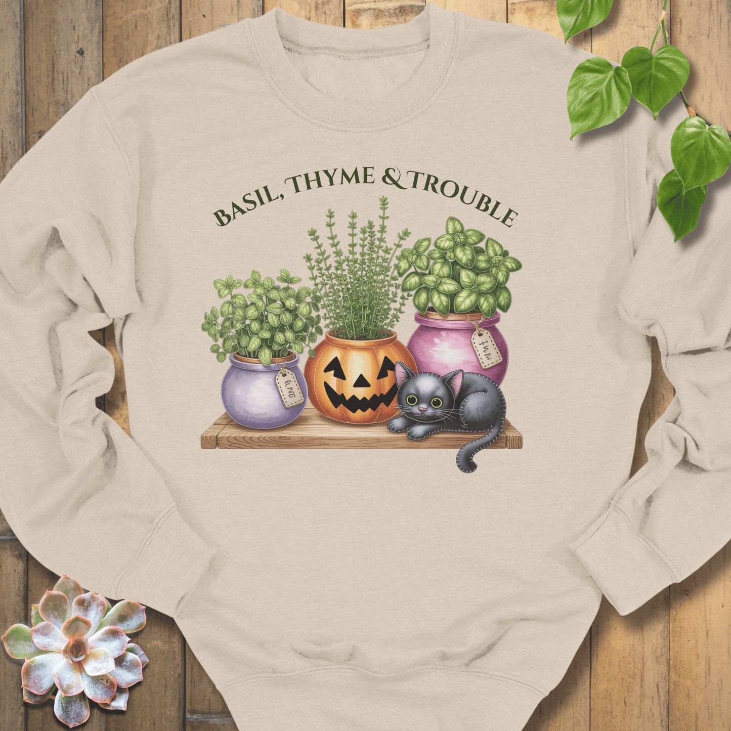 Sand / S Basil, Thyme & Trouble Sweatshirt Sweatshirt