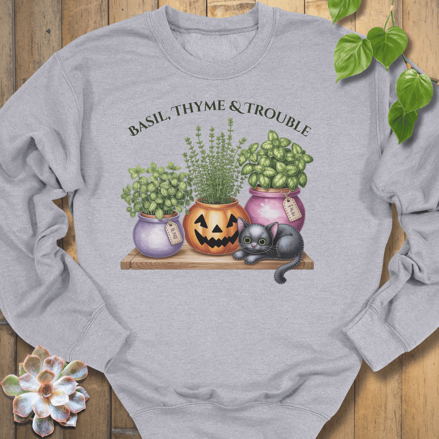 Sport Grey / S Basil, Thyme & Trouble Sweatshirt Sweatshirt
