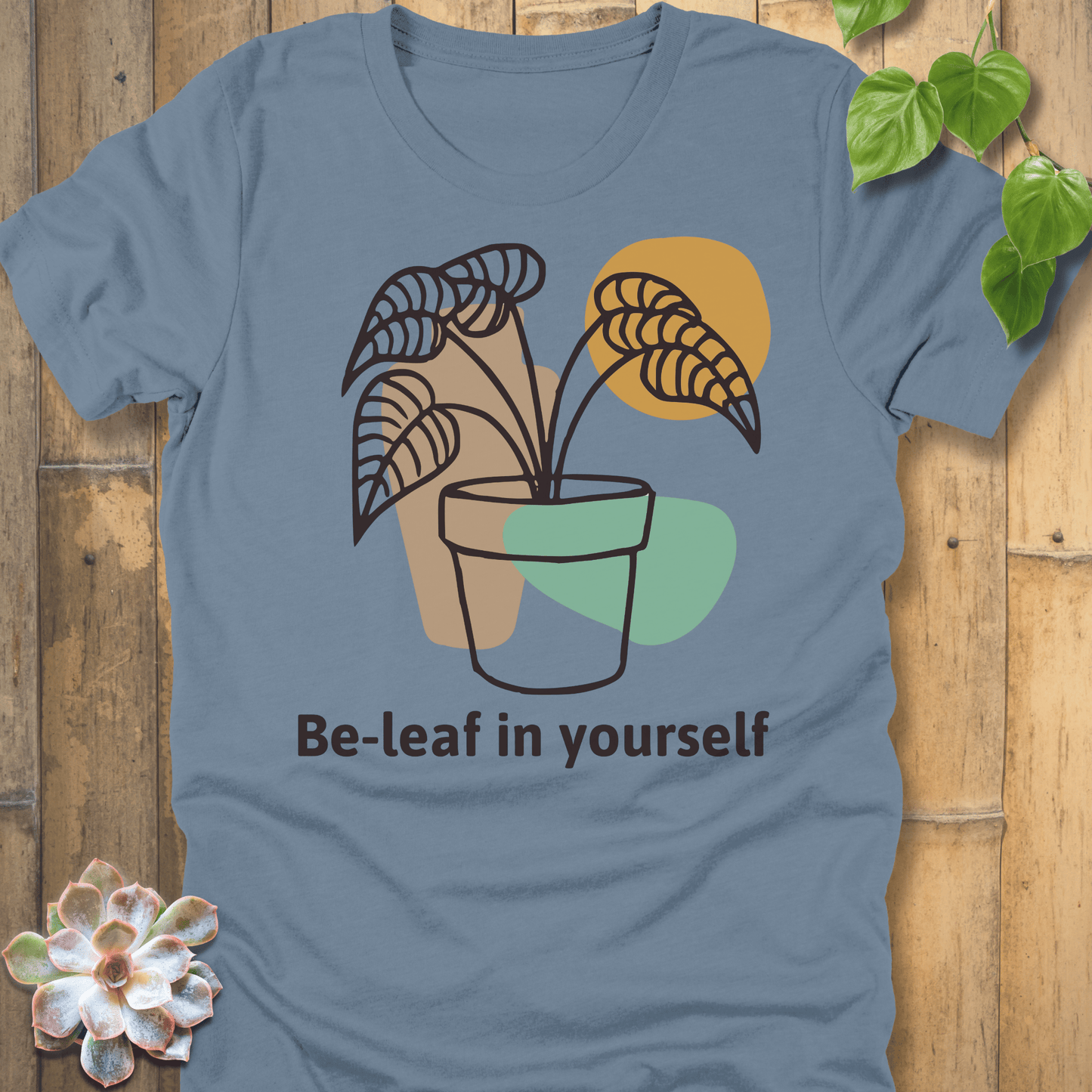 Steel Blue / S Be-leaf In Yourself T-shirt T-Shirt