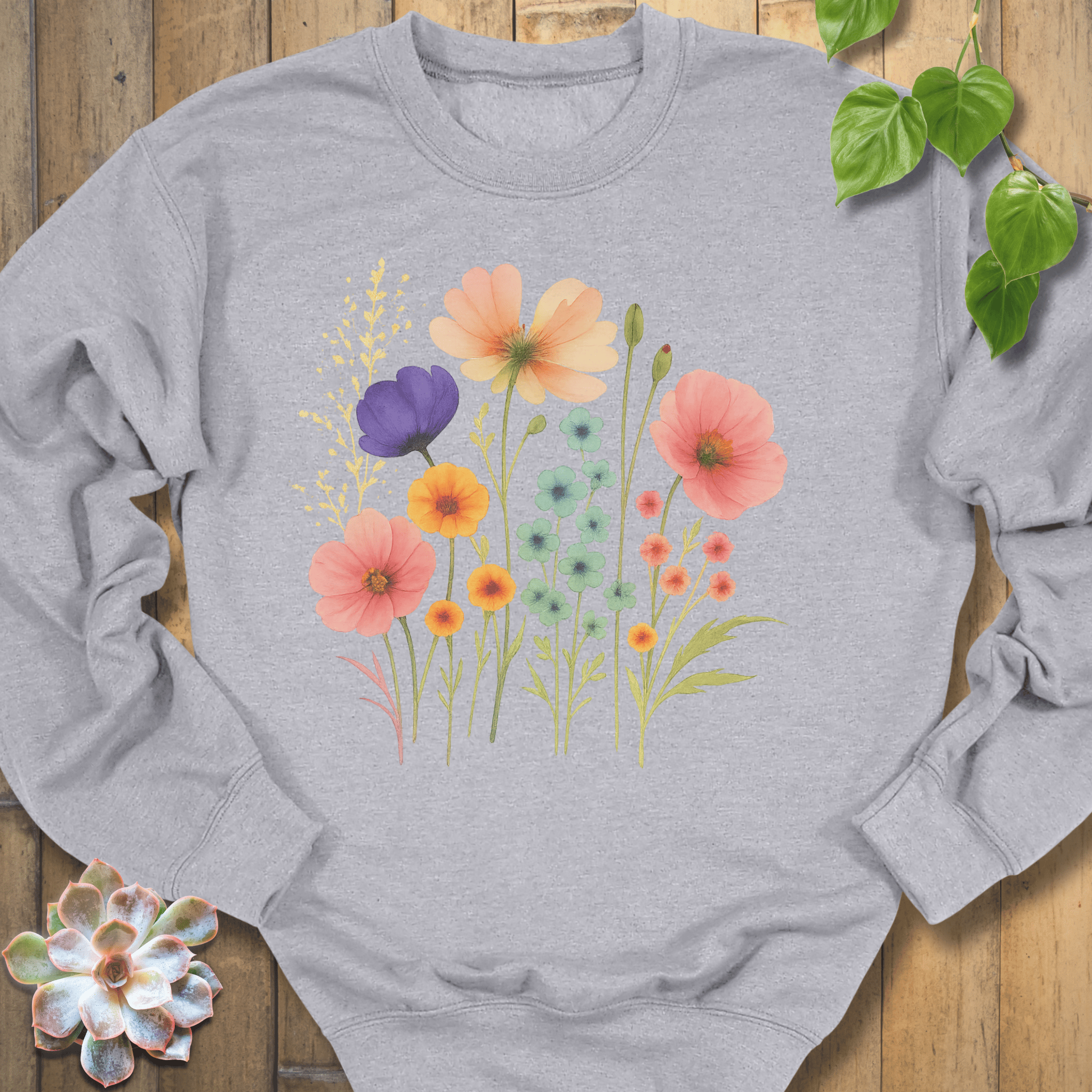 Sport Grey / S Beautiful Day Sweatshirt Sweatshirt